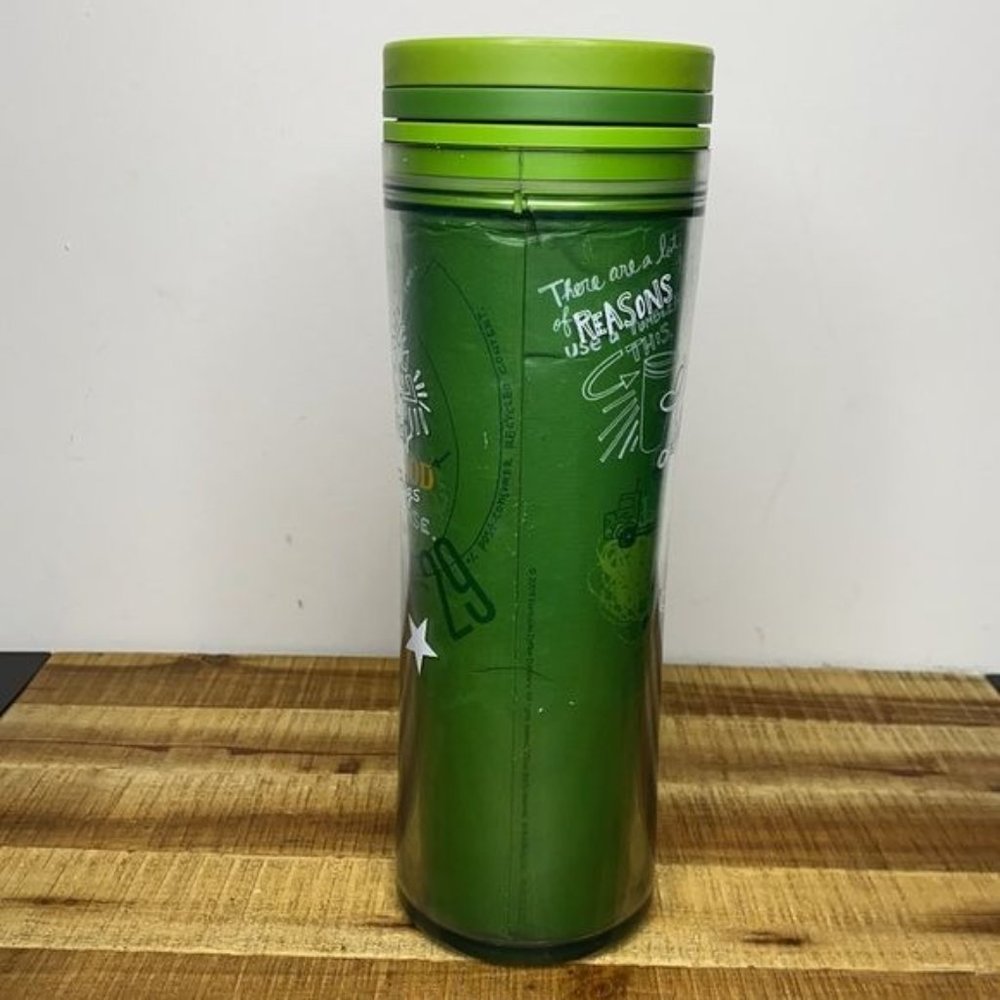 2009 Starbucks Recycled Plastic 20oz Tumbler - Picture 3 of 7